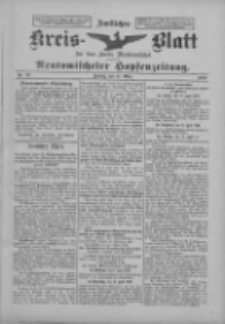 Amtliches Kreis-Blatt für den Kreis Neutomischel: zugleich Neutomischeler Hopfenzeitung 1899.03.17 Nr22