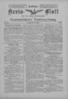 Amtliches Kreis-Blatt f&uuml;r den Kreis Neutomischel: zugleich Neutomischeler Hopfenzeitung 1899.03.24 Nr24