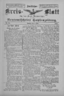 Amtliches Kreis-Blatt f&uuml;r den Kreis Neutomischel: zugleich Neutomischeler Hopfenzeitung 1898.05.06 Nr35