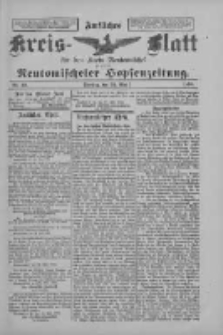 Amtliches Kreis-Blatt f&uuml;r den Kreis Neutomischel: zugleich Neutomischeler Hopfenzeitung 1898.05.24 Nr40