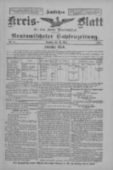 Amtliches Kreis-Blatt f&uuml;r den Kreis Neutomischel: zugleich Neutomischeler Hopfenzeitung 1898.05.27 Nr41