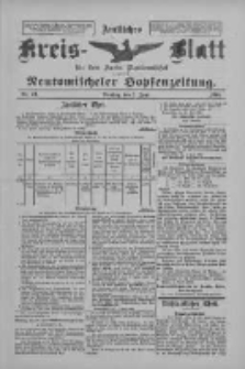 Amtliches Kreis-Blatt für den Kreis Neutomischel: zugleich Neutomischeler Hopfenzeitung 1898.06.07 Nr43