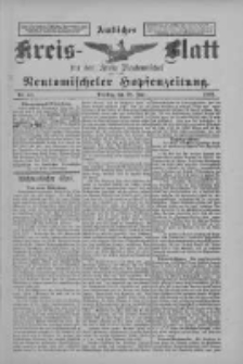 Amtliches Kreis-Blatt für den Kreis Neutomischel: zugleich Neutomischeler Hopfenzeitung 1898.06.28 Nr49