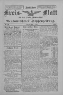 Amtliches Kreis-Blatt f&uuml;r den Kreis Neutomischel: zugleich Neutomischeler Hopfenzeitung 1898.07.01 Nr50