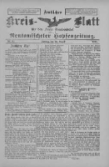 Amtliches Kreis-Blatt für den Kreis Neutomischel: zugleich Neutomischeler Hopfenzeitung 1898.08.30 Nr67