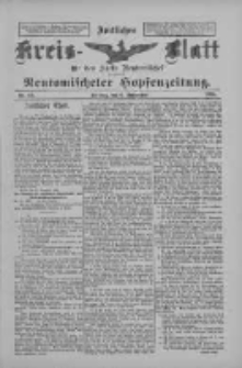 Amtliches Kreis-Blatt für den Kreis Neutomischel: zugleich Neutomischeler Hopfenzeitung 1898.09.06 Nr69