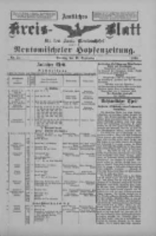Amtliches Kreis-Blatt f&uuml;r den Kreis Neutomischel: zugleich Neutomischeler Hopfenzeitung 1898.09.13 Nr71