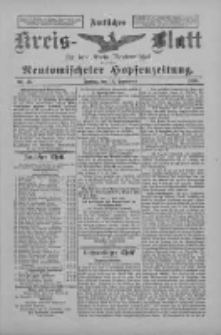 Amtliches Kreis-Blatt für den Kreis Neutomischel: zugleich Neutomischeler Hopfenzeitung 1898.09.16 Nr72
