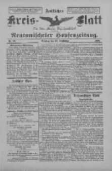 Amtliches Kreis-Blatt f&uuml;r den Kreis Neutomischel: zugleich Neutomischeler Hopfenzeitung 1898.09.20 Nr73