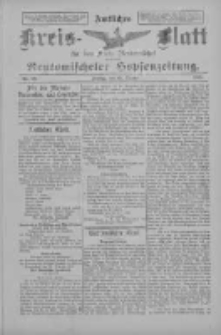 Amtliches Kreis-Blatt f&uuml;r den Kreis Neutomischel: zugleich Neutomischeler Hopfenzeitung 1898.10.21 Nr82