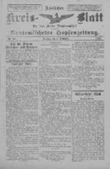 Amtliches Kreis-Blatt f&uuml;r den Kreis Neutomischel: zugleich Neutomischeler Hopfenzeitung 1898.11.01 Nr85
