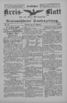 Amtliches Kreis-Blatt f&uuml;r den Kreis Neutomischel: zugleich Neutomischeler Hopfenzeitung 1898.11.29 Nr93