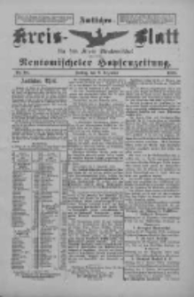 Amtliches Kreis-Blatt f&uuml;r den Kreis Neutomischel: zugleich Neutomischeler Hopfenzeitung 1898.12.09 Nr96