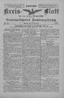 Amtliches Kreis-Blatt f&uuml;r den Kreis Neutomischel: zugleich Neutomischeler Hopfenzeitung 1898.12.16 Nr98