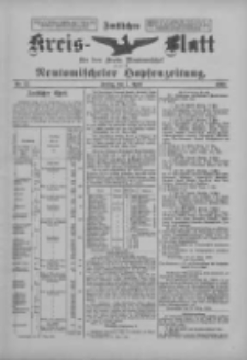 Amtliches Kreis-Blatt f&uuml;r den Kreis Neutomischel: zugleich Neutomischeler Hopfenzeitung 1899.04.07 Nr27