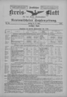 Amtliches Kreis-Blatt f&uuml;r den Kreis Neutomischel: zugleich Neutomischeler Hopfenzeitung 1899.04.28 Nr33