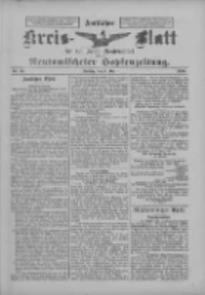 Amtliches Kreis-Blatt f&uuml;r den Kreis Neutomischel: zugleich Neutomischeler Hopfenzeitung 1899.05.05 Nr35