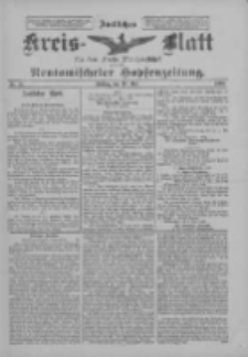Amtliches Kreis-Blatt für den Kreis Neutomischel: zugleich Neutomischeler Hopfenzeitung 1899.05.12 Nr37