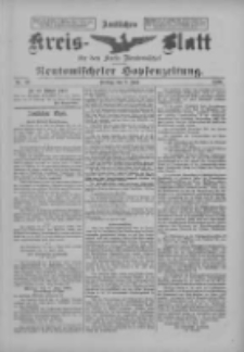 Amtliches Kreis-Blatt f&uuml;r den Kreis Neutomischel: zugleich Neutomischeler Hopfenzeitung 1899.06.02 Nr42