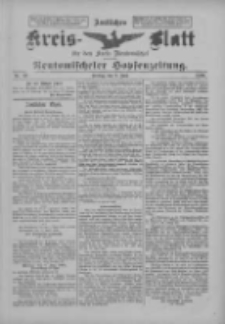 Amtliches Kreis-Blatt für den Kreis Neutomischel: zugleich Neutomischeler Hopfenzeitung 1899.06.02 Nr42