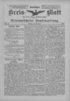 Amtliches Kreis-Blatt f&uuml;r den Kreis Neutomischel: zugleich Neutomischeler Hopfenzeitung 1899.06.13 Nr45