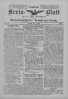 Amtliches Kreis-Blatt f&uuml;r den Kreis Neutomischel: zugleich Neutomischeler Hopfenzeitung 1899.07.14 Nr54