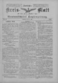 Amtliches Kreis-Blatt für den Kreis Neutomischel: zugleich Neutomischeler Hopfenzeitung 1899.07.18 Nr55
