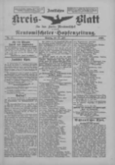 Amtliches Kreis-Blatt f&uuml;r den Kreis Neutomischel: zugleich Neutomischeler Hopfenzeitung 1899.07.25 Nr57