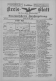 Amtliches Kreis-Blatt für den Kreis Neutomischel: zugleich Neutomischeler Hopfenzeitung 1899.07.28 Nr58
