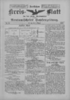 Amtliches Kreis-Blatt f&uuml;r den Kreis Neutomischel: zugleich Neutomischeler Hopfenzeitung 1899.08.04 Nr60