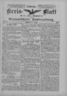Amtliches Kreis-Blatt für den Kreis Neutomischel: zugleich Neutomischeler Hopfenzeitung 1899.08.08 Nr61