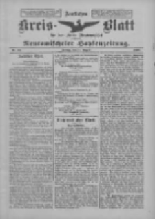 Amtliches Kreis-Blatt f&uuml;r den Kreis Neutomischel: zugleich Neutomischeler Hopfenzeitung 1899.08.11 Nr62