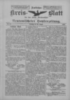 Amtliches Kreis-Blatt f&uuml;r den Kreis Neutomischel: zugleich Neutomischeler Hopfenzeitung 1899.08.29 Nr67
