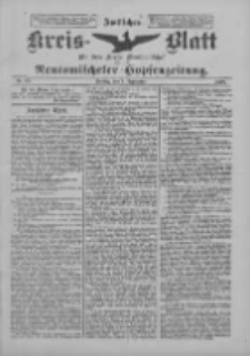 Amtliches Kreis-Blatt f&uuml;r den Kreis Neutomischel: zugleich Neutomischeler Hopfenzeitung 1899.09.01 Nr68