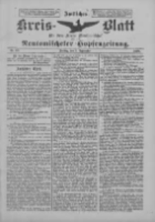 Amtliches Kreis-Blatt für den Kreis Neutomischel: zugleich Neutomischeler Hopfenzeitung 1899.09.01 Nr68