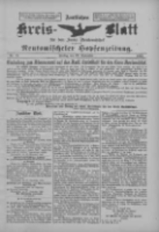 Amtliches Kreis-Blatt für den Kreis Neutomischel: zugleich Neutomischeler Hopfenzeitung 1899.09.29 Nr76