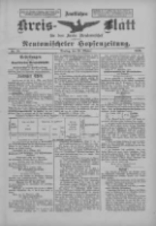 Amtliches Kreis-Blatt f&uuml;r den Kreis Neutomischel: zugleich Neutomischeler Hopfenzeitung 1899.10.10 Nr79