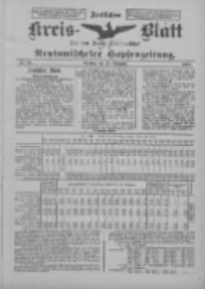 Amtliches Kreis-Blatt f&uuml;r den Kreis Neutomischel: zugleich Neutomischeler Hopfenzeitung 1899.11.04 Nr89