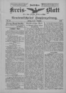 Amtliches Kreis-Blatt für den Kreis Neutomischel: zugleich Neutomischeler Hopfenzeitung 1899.11.17 Nr90