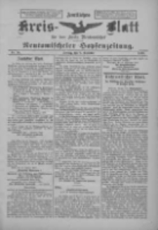 Amtliches Kreis-Blatt f&uuml;r den Kreis Neutomischel: zugleich Neutomischeler Hopfenzeitung 1899.12.08 Nr96