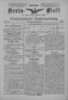 Amtliches Kreis-Blatt für den Kreis Neutomischel: zugleich Neutomischeler Hopfenzeitung 1899.12.22 Nr100