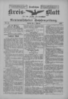 Amtliches Kreis-Blatt f&uuml;r den Kreis Neutomischel: zugleich Neutomischeler Hopfenzeitung 1900.02.02 Nr10