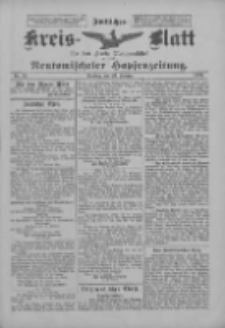 Amtliches Kreis-Blatt f&uuml;r den Kreis Neutomischel: zugleich Neutomischeler Hopfenzeitung 1900.02.20 Nr15
