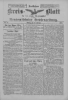 Amtliches Kreis-Blatt für den Kreis Neutomischel: zugleich Neutomischeler Hopfenzeitung 1900.02.27 Nr17