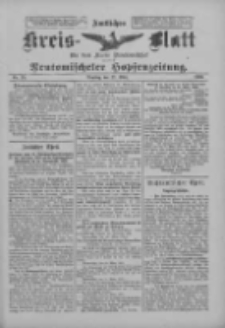 Amtliches Kreis-Blatt für den Kreis Neutomischel: zugleich Neutomischeler Hopfenzeitung 1900.03.27 Nr25