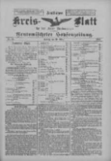Amtliches Kreis-Blatt f&uuml;r den Kreis Neutomischel: zugleich Neutomischeler Hopfenzeitung 1900.03.30 Nr26