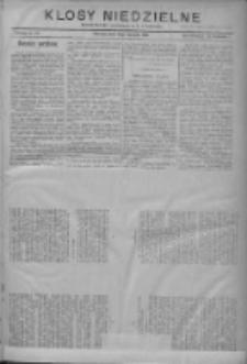 Kłosy Niedzielne: dodatek literacki i powieściowy do Nr6 "Orędownika" 1910.01.09