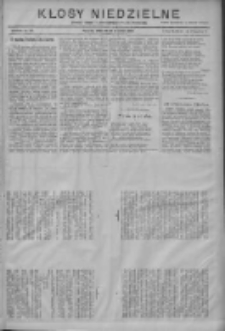 Kłosy Niedzielne: dodatek literacki i powieściowy do Nr18 "Orędownika" 1910.01.23