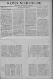 Kłosy Niedzielne: dodatek literacki i powieściowy do Nr59 "Orędownika" 1910.03.13