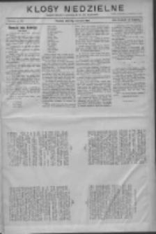 Kłosy Niedzielne: dodatek literacki i powieściowy do Nr145 "Orędownika" 1910.06.29